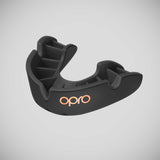 Opro Bronze Self-Fit Mouth Guard Black   